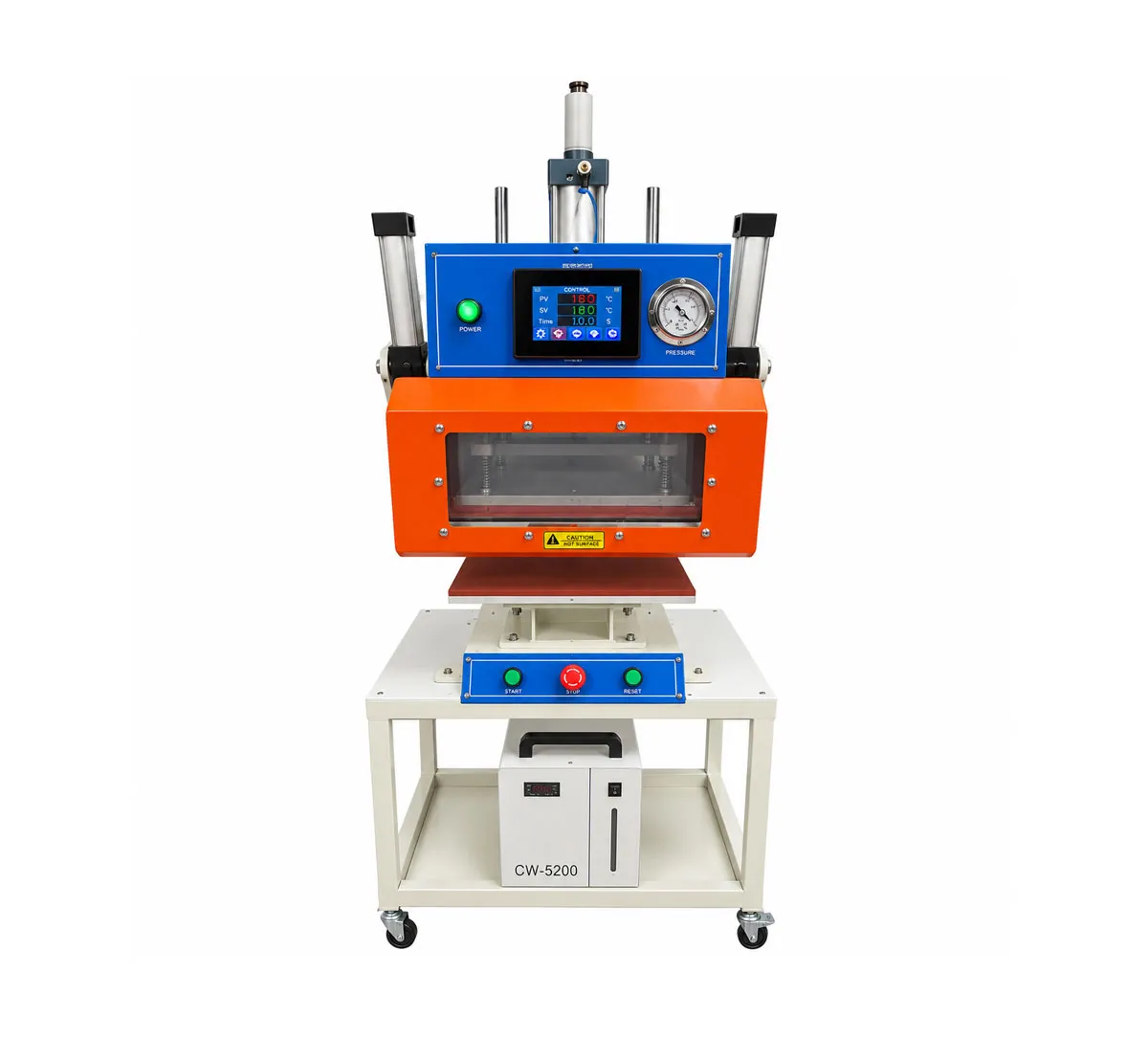 Máy ép nóng lạnh mâm xoay DH 2040HC - Giải pháp tối ưu cho ngành may mặc